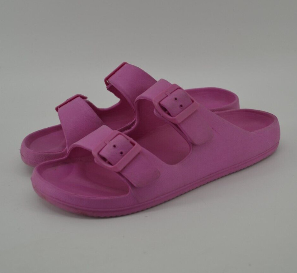 Capelli New York Womens Size 9 Bright Barbie Pink Foam Sandals Casual Comfort